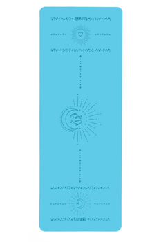 Pisces Water Sign Marine Blue Yoga Mat, 2 of 9