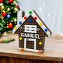 Personalised Lego Compatible Gingerbread House Christmas Tree Ornament, thumbnail 1 of 5