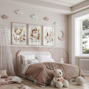 Enchanted Woodland Mushroom Art Trio, 2 of 2