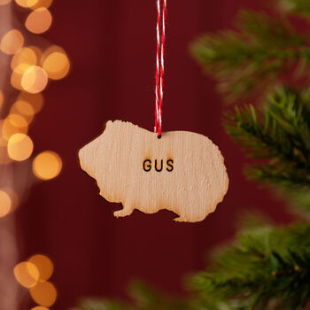Personalised Wooden Pet Christmas Decoration, 7 of 7