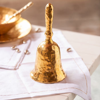 Gold Brass Handmade Gifboxed Bell, 3 of 6