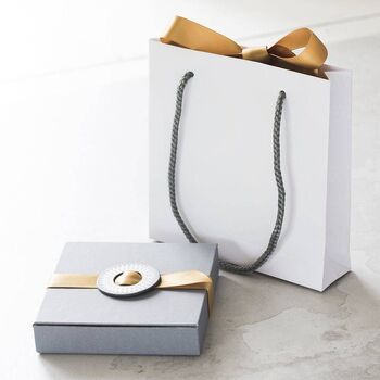 Mother Of Pearl Bar Charm Necklace, 4 of 5