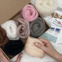 Needle Felting Starter Kit Natural. 100% Wool Fibres, thumbnail 3 of 8
