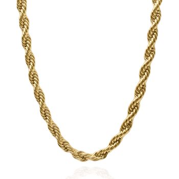 Maia Twist Chain Necklace | 18 K Gold Plated, 2 of 6