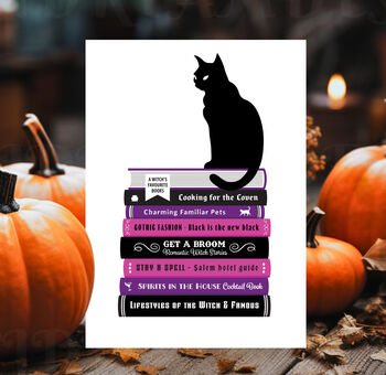 All Booked Up For Halloween Funny Book Lovers Card, 2 of 7