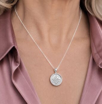 Luxury 60th Birthday Sixpence Necklace, 2 of 8
