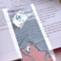 Striped Pyjama Illustrated Double Sided Bookmark, thumbnail 4 of 5