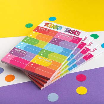 Today's Tasks A5 Daily Planner Notepad, 2 of 7