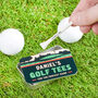 Personalised Set Of Golf Tees In Tin, thumbnail 2 of 4