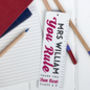 Personalised 'You Rule' Teacher Bookmark, thumbnail 2 of 7