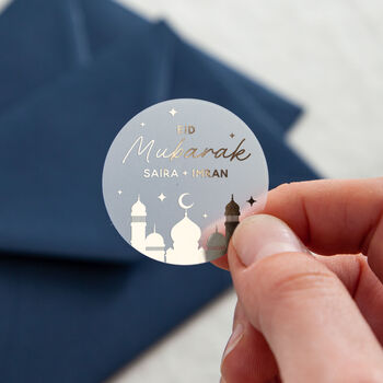 Starry Sky Ramadan Celebration Foiled Stickers, 5 of 6