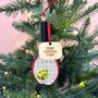 Personalised Tennis Christmas Bauble, thumbnail 1 of 4