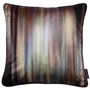Waterfall Stripe Luxury Velvet Cushion | Amber, thumbnail 3 of 3