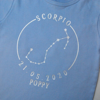 Personalised Childs Zodiac Sign T Shirt, 2 of 8