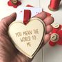 Personalised Valentine's Or Couples Love Token Card, thumbnail 7 of 7