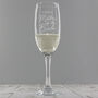 Personalised Mother Of The Bride Champagne Flute Glass, thumbnail 2 of 4