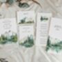 Forest And Mountain Gatefold Wedding Invitations, thumbnail 5 of 5