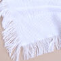Personalised Christening Shawl With Cross, thumbnail 4 of 7
