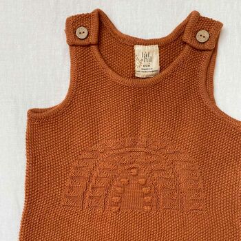 Rainbow Spice Chunky Knit Baby / Children's Dungarees, 3 of 7