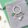 Personalised Cute Squirrel And Acorn Keyring Nature Lover Gift, thumbnail 8 of 11