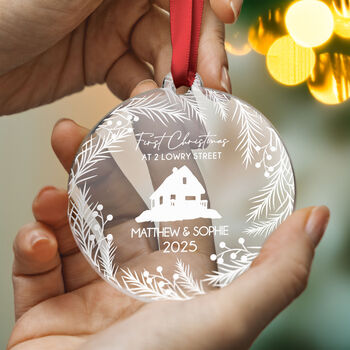 New Home Christmas Ornament, Our First Home Decoration, 9 of 9