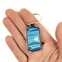 Caribbean Sailing Handprinted Keyring, thumbnail 3 of 10