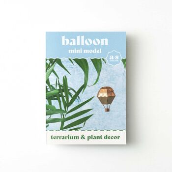 Hot Air Balloon Mini Model, Brass Diy Building Kit, 2 of 4