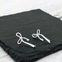 Sterling Silver Or Gold Plated Bow Earrings, thumbnail 1 of 6