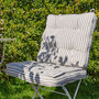 Alfresco Striped Cotton Mattress Box Cushions, thumbnail 1 of 4