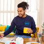'Outnumbered by Girls' Men's Sweatshirt, thumbnail 3 of 8