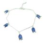 Bluebell Flower Charm Bracelet, thumbnail 5 of 6