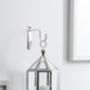 Glass Lantern With Antique Gold Or Silver Frame 'Chhat', thumbnail 3 of 6