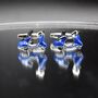 Blue Vespa Cufflinks Italian Scooter Design Gift For Him, thumbnail 1 of 6