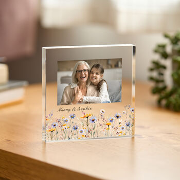 Gift For Nanny Personalised Acrylic Photo Plaque, 2 of 4