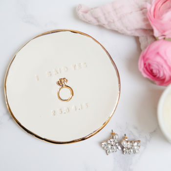 Personalised Engagement Ring Dish, 3 of 4