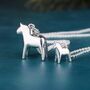 Sterling Silver Scandi Dala Horse Pendant, thumbnail 2 of 8