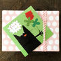 Good Luck Cat Card, thumbnail 4 of 5