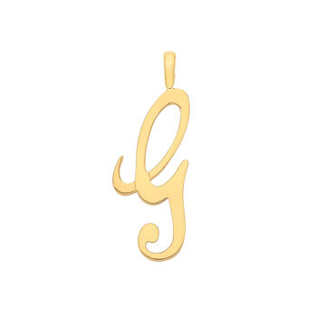 Elegant Flourish 9 K Solid Gold Pendant, 11 of 12