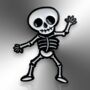 Dancing Baby Skeleton Enamel Lapel Pin Badge, Halloween Brooch, Gifts For Kids, thumbnail 3 of 8