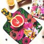 Heat Resistant Large Chopping Board Floral Blooms, thumbnail 5 of 9