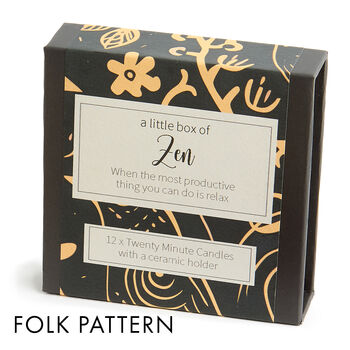 A Little Box Of Zen Mini Candle Gift Set, 4 of 12