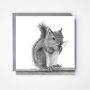 Squirrel Countryside Wildlife Greeting Card, thumbnail 2 of 7