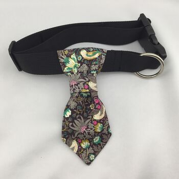 Handcrafted Pet Collar Neck Tie In Liberty Print, 7 of 8