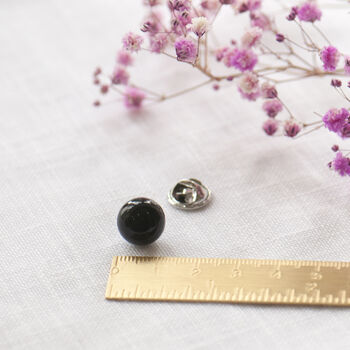 Black Faux Pearl Modesty Pin, 5 of 9