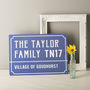 Personalised French Style Metal Street Sign, thumbnail 1 of 2