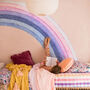 Colourful Half Rainbow Removable Decal, Pink/ Purple Colours, thumbnail 5 of 11