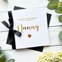 Personalised Black Foil Birthday Card Any Name, thumbnail 4 of 11