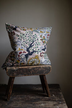 Tree Of Life 'Eden' Linen Cushion, 2 of 4