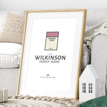 Monopoly Inspired, Personalised Family Name Print, 7 of 10