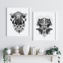 'baroque Tiger' Fine Art Print By Emily Carter | notonthehighstreet.com